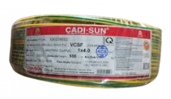 Dây điện tiếp địa 1x1,5 mm2 Cadisun