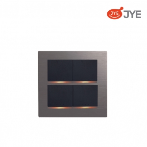 Công tắc 4 phím JY-N54522 MRG - Xám Gray