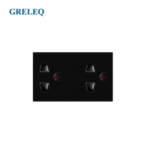 Ổ cắm đôi 3 chấu G11-007SA-B