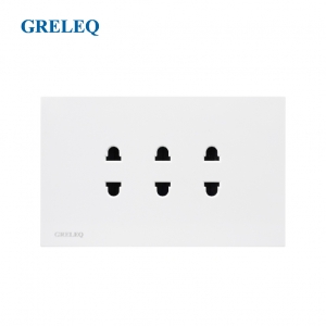 Bộ ổ cắm ba hai chấu G6-0073S-W