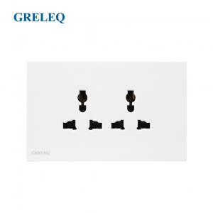 Bộ ổ cắm đôi đa năng G6-0091S-W