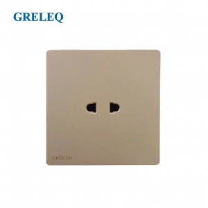 Bộ ổ cắm đơn 2 chấu T6-006S-GD