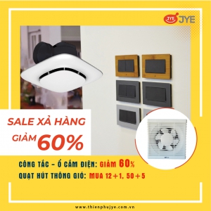 CTKM T.8/2023:  Sale Xả Hàng - Giảm giá 60% chỉ có tại TP-JYE áp dụng đến ngày 31/08/2023.