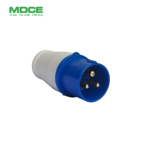 MD013 - Phích cắm công nghiệp 16A-240V-2P+E-IP44