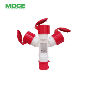 MD1014-Ổ cắm chia 3 công nghiệp 4x16A-380V-415V-3P+E-IP44