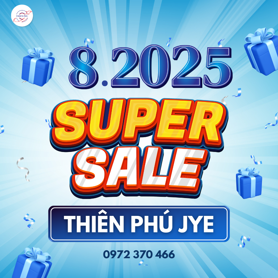 CTKM T8/2025 RỰC RỠ CÙNG THIÊN PHÚ JYE - THIẾT BỊ ĐIỆN ĐÀI LOAN CHÍNH HÃNG