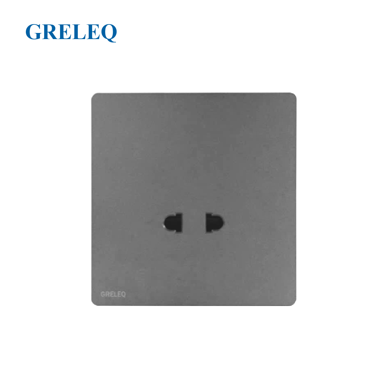 Bộ ổ cắm đơn 2 chấu C1-006S-G