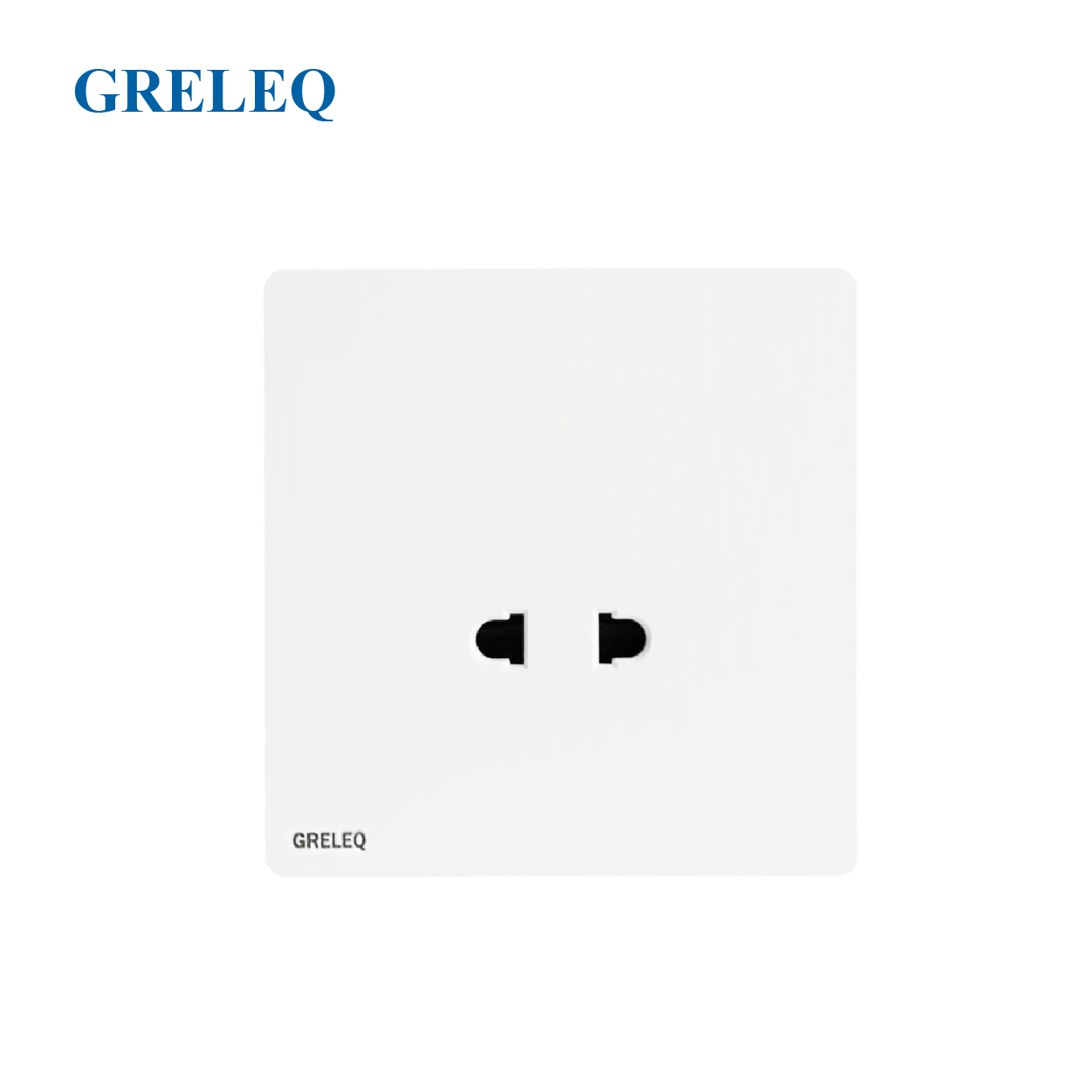 Bộ ổ cắm đơn 2 chấu C8-006S-W