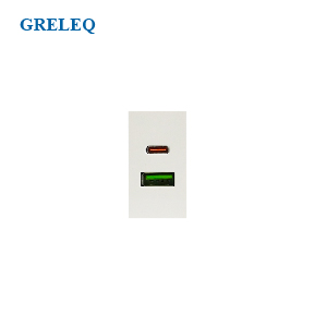 Ổ cắm sạc nhanh cỡ nhỏ G1-009UCSA-W