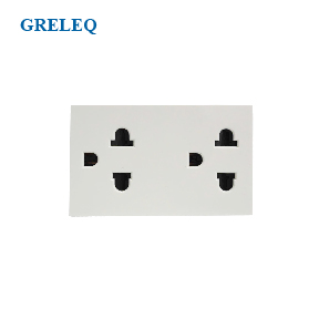 Ổ cắm đôi 3 chấu G1-007SA-W