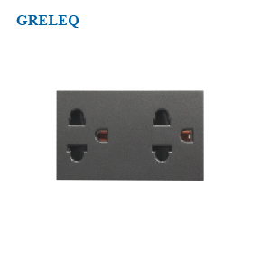 Ổ cắm đôi 3 chấu G3-007SA-G