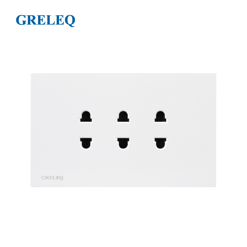 Bộ ổ cắm ba hai chấu G6-0073S-W