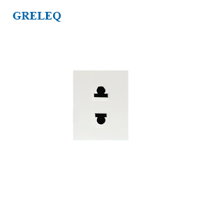 Ổ cắm đơn 2 chấu cỡ trung M-006MSA-W