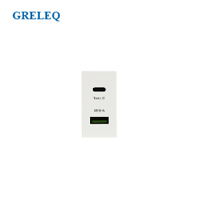 Ổ cắm sạc nhanh cỡ nhỏ M-009UCSA-W