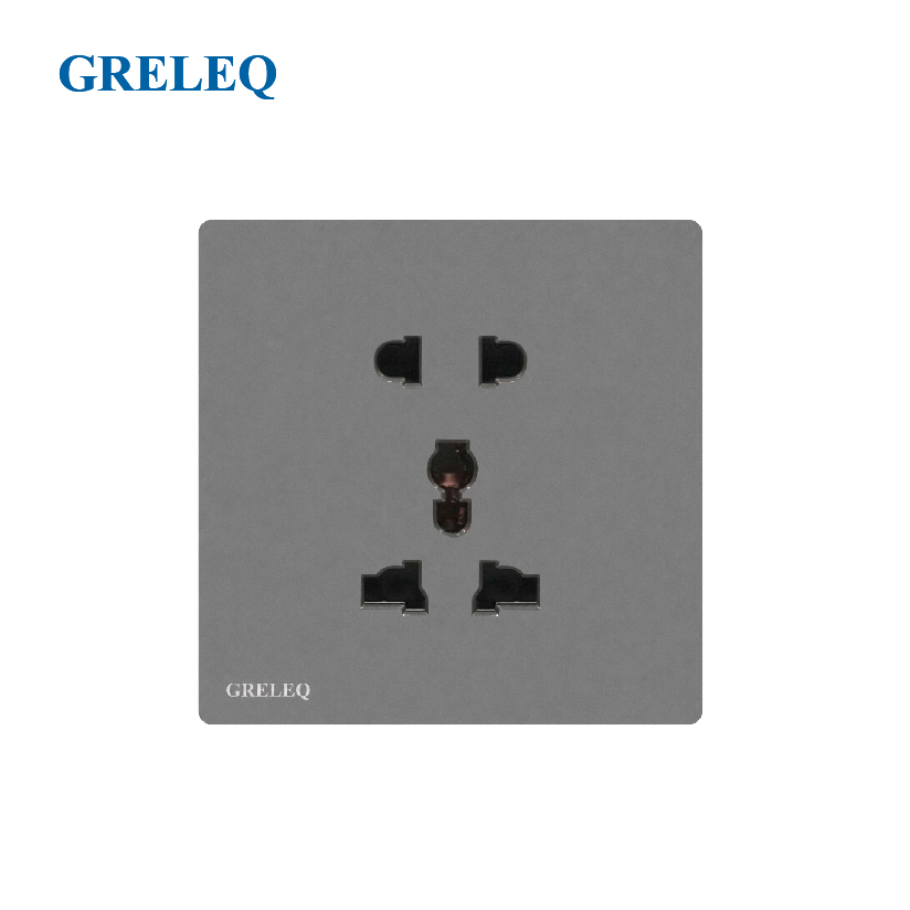 Bộ ổ cắm đôi đa năng T1-009S-G