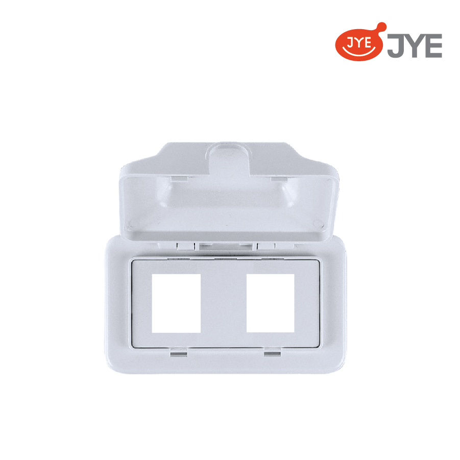 Mặt che mưa 2 lỗ JY-7902 (Dạng ngang)