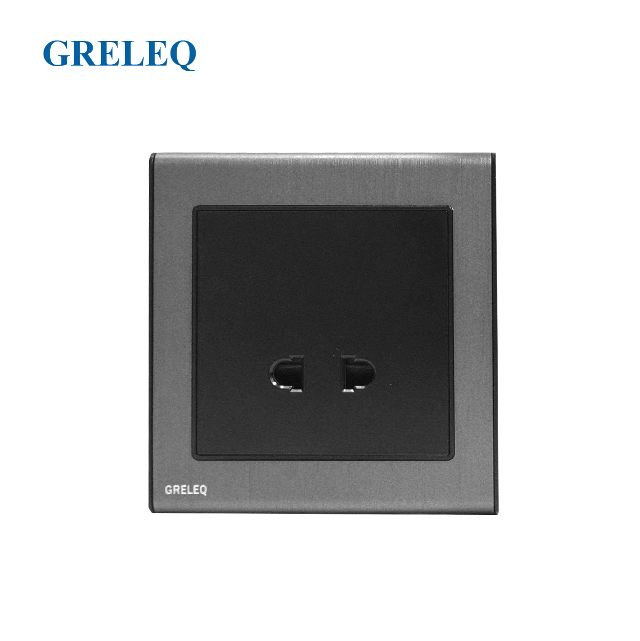 Bộ ổ cắm đơn 2 chấu F3-006S-BG